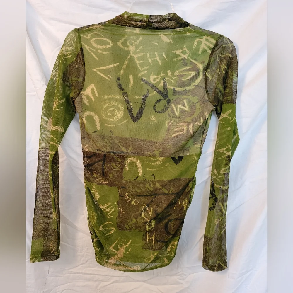 Current Sheer Patterned Top - Picture 2 of 3